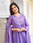 FANCY COTTON EMBROIDERY WORK TOP BOTTOM WITH DUPATTA FESTIVE WEAR WHOLESALE PRICE ETHNIC GARMENT (4)