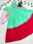 FANCY COTTON HANDWORK ONE PIECE PARTY WEAR WHOLESALE PRICE ETHNIC GARMENT (4)