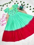 FANCY COTTON HANDWORK ONE PIECE PARTY WEAR WHOLESALE PRICE ETHNIC GARMENT (4)