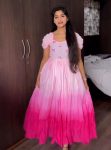 FANCY COTTON HANDWORK ONE PIECE BABY PINK