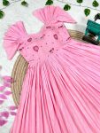 FANCY COTTON HANDWORK ONE PIECE PARTY WEAR WHOLESALE PRICE ETHNIC GARMENT (2)