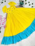 FANCY COTTON HANDWORK ONE PIECE PARTY WEAR WHOLESALE PRICE ETHNIC GARMENT (3)