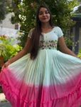 FANCY COTTON MAGGAM WORK ONE PIECE RAMA
