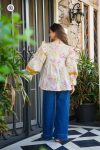 FANCY COTTON PRINTED AND STITCHING PATTERN TOP FESTIVE WEAR WHOLESALE PRICE ETHNIC GARMENT (1)