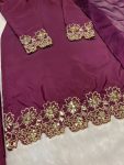 FANCY CREEP SILK BEADS HAND WORK WITH SEQUENCE MULTI NEEDLE EMBROIDERY AND ZARI WORK TOP PATIYALA WITH DUPATTA FESTIVE WEAR WHOLESALE PRICE ETHNIC GARMENT (8).jpeg