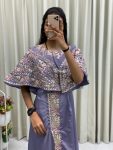 FANCY CREPE SILK CODING SEQUENCE EMBROIDERY FOIL PAPER WORK TOP WITH BOTTOM PARTY WEAR WHOLESALE PRICE ETHNIC GARMENT (10)