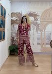 FANCY DOLA SILK EMBROIDERY WORK ON DAMAN PATTA CO-ORD SET PARTY WEAR WHOLESALE PRICE ETHNIC GARMENT (5)