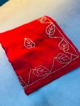 FANCY GEORGETTE CUT DANA HANDWORK SAREE WITH UNSTITCHED BLOUSE PARTY WEAR WHOLESALE PRICE ETHNIC GARMENT (3)