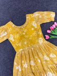 FANCY GEORGETTE DIGITAL PRINT WITH 3 LAYAR FLAIR STITCHED ONE PIECE DRESS PARTY WEAR WHOLESALE PRICE ETHNIC GARMENT (3)