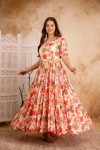 FANCY GEORGETTE DIGITAL PRINT WORK ONE PIECE DRESS PARTY WEAR WHOLESALE PRICE ETHNIC GARMENT (2)