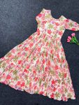 FANCY GEORGETTE DIGITAL PRINT WORK ONE PIECE DRESS PARTY WEAR WHOLESALE PRICE ETHNIC GARMENT (2)