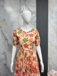 FANCY GEORGETTE DIGITAL PRINT WORK ONE PIECE DRESS PARTY WEAR WHOLESALE PRICE ETHNIC GARMENT (2)