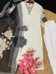 FANCY GEORGETTE DIGITAL PRINT WORK TOP BOTTOM WITH DUPATTA FESTIVE WEAR WHOLESALE PRICE ETHNIC GARMENT (5)