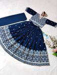 FANCY GEORGETTE EMBROIDERY SEQUENCE WORK KID’S LEHENGA CHOLI WITH DUPATTA PARTY WEAR WHOLESALE PRICE ETHNIC GARMENT (2)