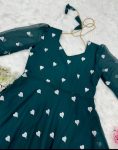 FANCY GEORGETTE EMBROIDERY WORK ONE PIECE PARTY WEAR WHOLESALE PRICE ETHNIC GARMENT (3)