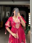 FANCY GEORGETTE FLORAL PRINTED ONEPIECE CASAUL WEAR WHOLESALE PRICE ETHNIC GARMENT (6)