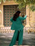 FANCY GEORGETTE LATKAN WORK TOP KOTI WITH SHARARA PARTY WEAR WHOLESALE PRICE ETHNIC GARMENT (14)
