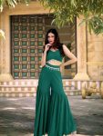 FANCY GEORGETTE LATKAN WORK TOP KOTI WITH SHARARA PARTY WEAR WHOLESALE PRICE ETHNIC GARMENT (14)