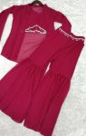 FANCY GEORGETTE LATKAN WORK TOP KOTI WITH SHARARA PARTY WEAR WHOLESALE PRICE ETHNIC GARMENT (5)