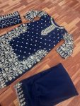 FANCY GEORGETTE MULTI SEQUENCE WORK WITH RIVET WORK TOP PALAZZO WITH DUPATTA FESTIVE WEAR WHOLESALE PRICE ETHNIC GARMENT (4)