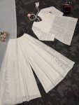 FANCY GEORGETTE THREAD WORK TOP PALAZZO WITH DUPATTA PARTY WEAR WHOLESALE PRICE ETHNIC GARMENT (3)