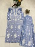 FANCY JIMMY CHOO EMBROIDERY WORK KURTI PALAZZO SET FESTIVE WEAR WHOLESALE PRICE ETHNIC GARMENT (3)