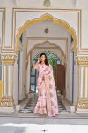 FANCY KOTA CRYSTLE JACQUARD BORDER WITH EMBROIDERY THREAD WORK SAREE WITH UNSTITCHED BLOUSE PARTY WEAR WHOLESALE PRICE ETHNIC GARMENT (4)