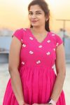 FANCY MASKA COTTON HANDWORK ONE PIECE  RANI