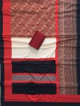 FANCY MUL MUL COTTON DIGITAL PRINTED SAREE WITH UNSTITCHED BLOUSE FESTIVE WEAR WHOLESALE PRICE ETHNIC GARMENT (2)