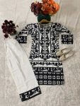 FANCY NATURAL CREPE DIGITAL PRINTED KURTI PALAZZO SET FESTIVE WEAR WHOLESALE PRICE ETHNIC GARMENT (5)