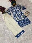 FANCY NATURAL CREPE DIGITAL PRINTED KURTI PALAZZO SET FESTIVE WEAR WHOLESALE PRICE ETHNIC GARMENT (2)