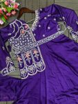 FANCY RANGOLI PLAIN GOWN WITH EMBROIDERY WORK ATTACHED KOTI AND DUPATTA PARTY WEAR WHOLESALE PRICE ETHNIC GARMENT (6)