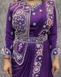 FANCY RANGOLI PLAIN GOWN WITH EMBROIDERY WORK ATTACHED KOTI AND DUPATTA PARTY WEAR WHOLESALE PRICE ETHNIC GARMENT (6)