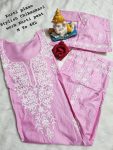 FANCY RAYON COTTON CHIKANKARI WORK KURTI PALAZZO SET FESTIVE WEAR WHOLESALE PRICE ETHNIC GARMENT (14)