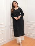 FANCY RAYON COTTON SEQUENCE EMBROIDERY WORK TOP BOTTOM SET FSTIVE WEAR WHOLESALE PRICE ETHNIC GARMENT (3)