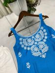 FANCY RAYON EMBROIDERY WORK KURTI PALAZZO SET FESTIVE WEAR WHOLESALE PRICE ETHNIC GARMENT (7)