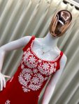 FANCY RAYON EMBROIDERY WORK KURTI PALAZZO SET FESTIVE WEAR WHOLESALE PRICE ETHNIC GARMENT (3)