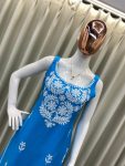 FANCY RAYON EMBROIDERY WORK KURTI PALAZZO SET FESTIVE WEAR WHOLESALE PRICE ETHNIC GARMENT (7)
