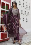 FANCY RAYON EMBROIDERY WORK TOP BOTTOM WITH DUPATTA FESTIVE WEAR WHOLESALE PRICE ETHNIC GARMENT (4)