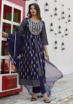 FANCY RAYON EMBROIDERY WORK TOP BOTTOM WITH DUPATTA FESTIVE WEAR WHOLESALE PRICE ETHNIC GARMENT (6)