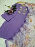 FANCY RAYON SLUB SEQUENCE EMBROIDERY WORK TOP BOTTOM WITH DUPATTA FESTIVE WEAR WHOLESALE PRICE ETHNIC GARMENT (6)