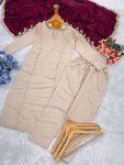 FANCY ROMAN EMBROIDERY WORK TOP BOTTOM WITH DUPATTA FESTIVE WEAR WHOLESALE PRICE ETHNIC GARMENT (4)