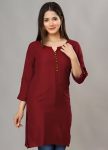 FANCY ROMAN SILK FANCY BUTTON WORK TOP DAILY WEAR WHOLESALE PRICE ETHNIC GARMENT (2)