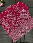 FANCY SATIN CREPE PLAIN READY TO WEAR SAREE WITH EMBROIDERY SEQUENCE WORK BLOUSE KOTI AND WAIST BELT PARTY WEAR WHOLESALE PRICE ETHNIC GARMENT (16)