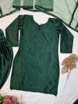FANCY SATIN SILK PLAIN TOP PATIYALA WITH FANCY LACE BORDER DUPATTA DAILY WEAR WHOLESALE PRICE ETHNIC GARMENT (5)