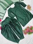 FANCY SATIN SILK PLAIN TOP PATIYALA WITH FANCY LACE BORDER DUPATTA DAILY WEAR WHOLESALE PRICE ETHNIC GARMENT (5)