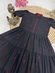 FANCY VISCOSE COTTON EMBROIDERY WORK AND 3 LAYER PATTERN STITCHED ONE PIECE CASAUL WEAR WHOLESALE PRICE ETHNIC GARMENT (3)