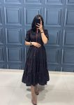 FANCY VISCOSE COTTON EMBROIDERY WORK AND 3 LAYER PATTERN STITCHED ONE PIECE CASAUL WEAR WHOLESALE PRICE ETHNIC GARMENT (3)