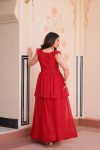 FANCY7 FAUX BLOOMING BEADS EMBROIDERED WORK GOWN FESTIVE WEAR WHOLESALE PRICE ETHNIC GARMENT (8)
