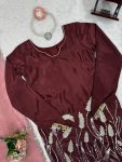 FANCYGEORGETTE THREAD WITH SEQUENCE WORK TOPPATIYALA WITH DUPATTA FESTIVE WEAR WHOLESALE PRICE ETHNIC GARMENT (6)